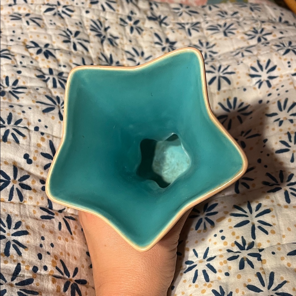 Catalina Turquoise Star Ceramic Vase